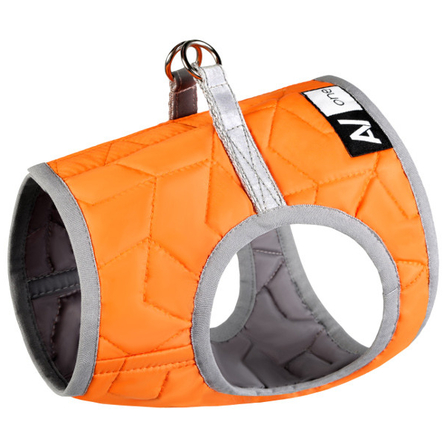 Collar AiryVest One S1 Мягкая шлейка для собак, оранжевая – интернет-магазин Ле’Муррр