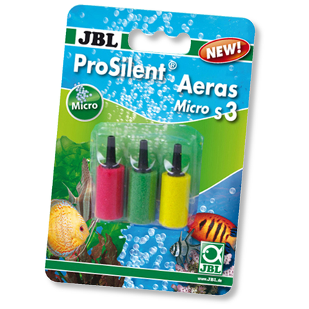 JBL ProSilent Aeras Micro S3 Набор из трёх цветных распылителей для мелких пузырьков в аквариуме – интернет-магазин Ле’Муррр